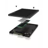 ICY BOX IB-M2U04 SSD korpusas Juodas 2.5 colio