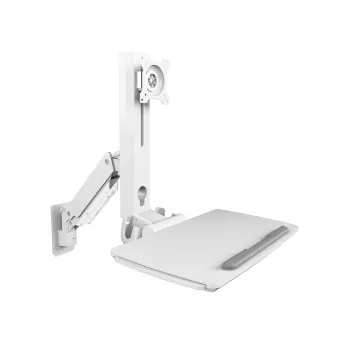 ICY BOX IB-WS700-W sieninis stovas darbo stočiai, 88,9 cm (35 inch), baltas