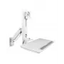 ICY BOX IB-WS700-W sieninis stovas darbo stočiai, 88,9 cm (35 inch), baltas