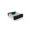 ICY BOX Carrier IB-129SSK-B HDD korpusas, aliuminis, juodas, 2.5/3.5 colio