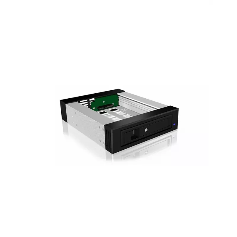 ICY BOX Carrier IB-129SSK-B HDD korpusas, aliuminis, juodas, 2.5/3.5 colio