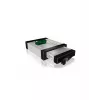 ICY BOX Carrier IB-129SSK-B HDD korpusas, aliuminis, juodas, 2.5/3.5 colio