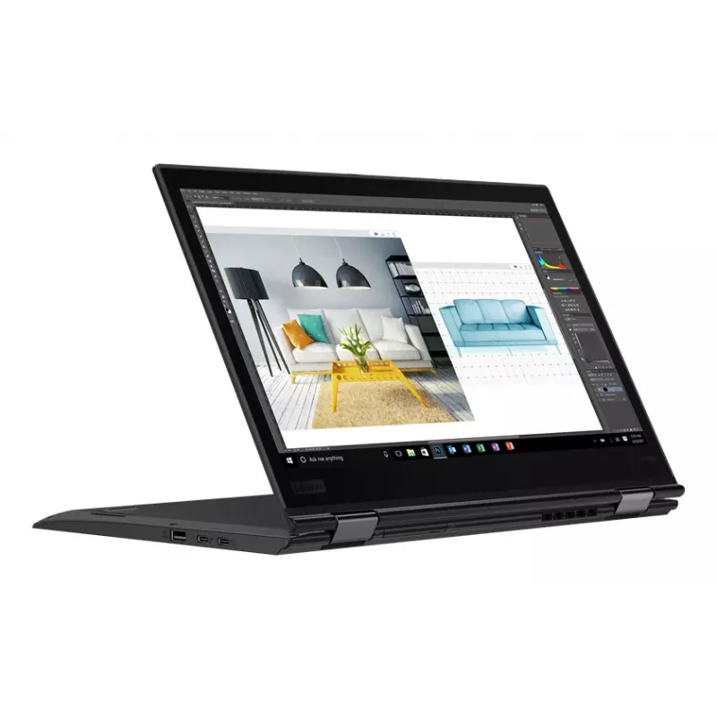 T1A Lenovo ThinkPad X1 Yoga (3rd Gen) Refurbished hibridinis (2-in-1) nešiojamasis kompiuteris 35,6 cm (14 colių) jutiklinis Full HD Intel® Core™ i7 i7-8650U 16 GB LPDDR3-SDRAM 512 GB SSD Wi-Fi 6 (802.11ax) Windows 11 Pro juodos spalvos