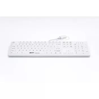 GETT KG25219 medicininė klaviatūra USB vokiškas išdėstymas balta