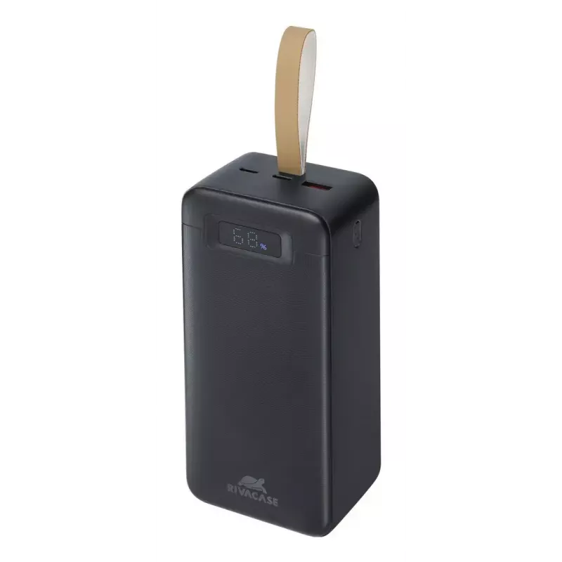 Power bank Rivacase VA1084 LiPolimerinis 40000 mAh, Quick Charge 3.0, 2× USB-C + 1× USB-A, Juodas