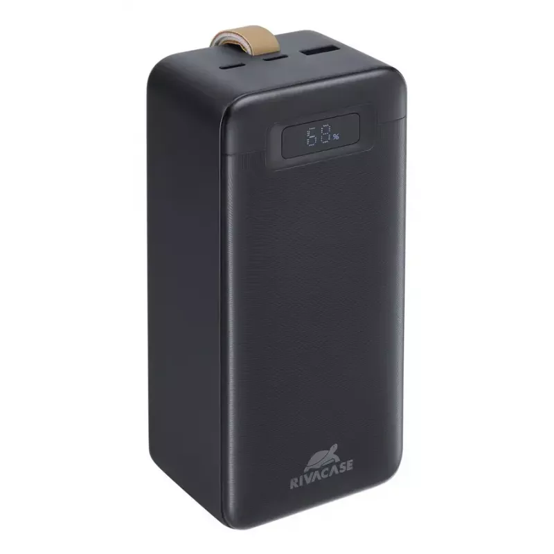 Power bank Rivacase VA1084 LiPolimerinis 40000 mAh, Quick Charge 3.0, 2× USB-C + 1× USB-A, Juodas