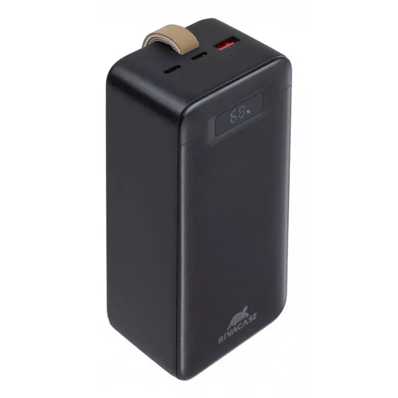 Power bank Rivacase VA1084 LiPolimerinis 40000 mAh, Quick Charge 3.0, 2× USB-C + 1× USB-A, Juodas