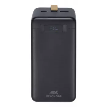 Power bank Rivacase VA1084 LiPolimerinis 40000 mAh, Quick Charge 3.0, 2× USB-C + 1× USB-A, Juodas
