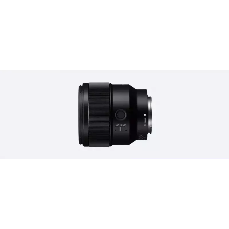 Sony FE 85mm F1.8 objektyvas, teleobjektyvas, juodas