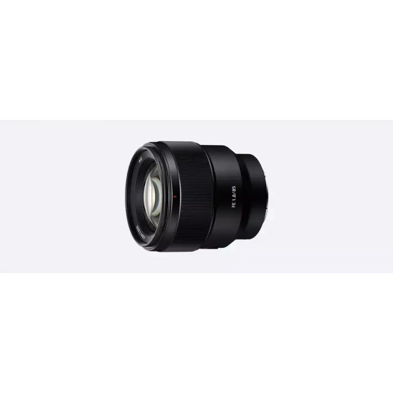 Sony FE 85mm F1.8 objektyvas, teleobjektyvas, juodas