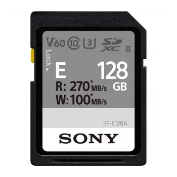 Sony 128GB SDXC UHS-II U3 V60 (SFE128A.AE) atminties kortelė 300MB/s skaitymas