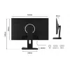 Monitorius JAPANNEXT JN-I238FHD200F 60.5 cm (23.8 colio) 1920 x 1080 pikselių Full HD LCD juodas