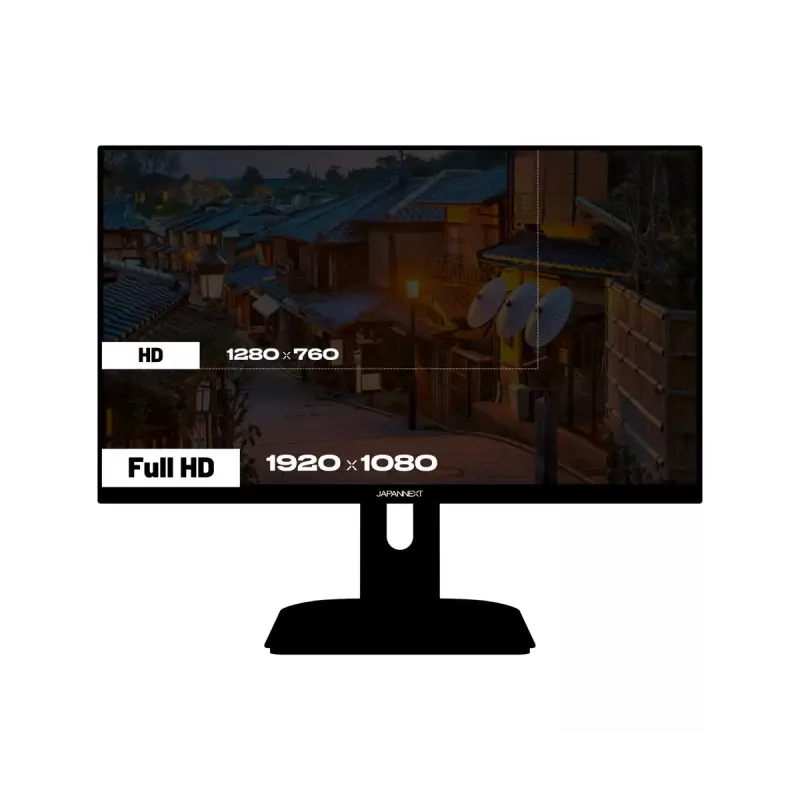 Monitorius JAPANNEXT JN-I238FHD200F 60.5 cm (23.8 colio) 1920 x 1080 pikselių Full HD LCD juodas