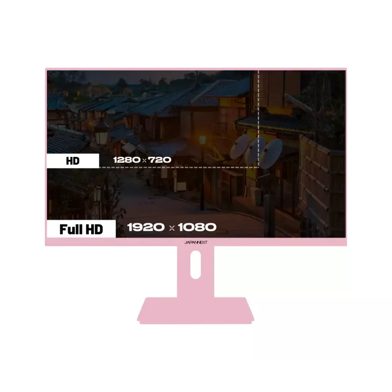 JAPANNEXT JN-I238FHD120F-HSP-PK monitor 60,5 cm (23,8 colio) 1920 x 1080 pikselių Full HD LCD rožinis