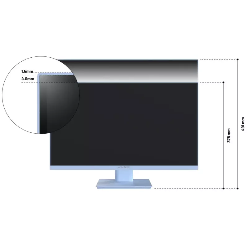 Monitorius JAPANNEXT JN-I238FHD120F-HSP-BB 23,8 colių Full HD IPS 120 Hz