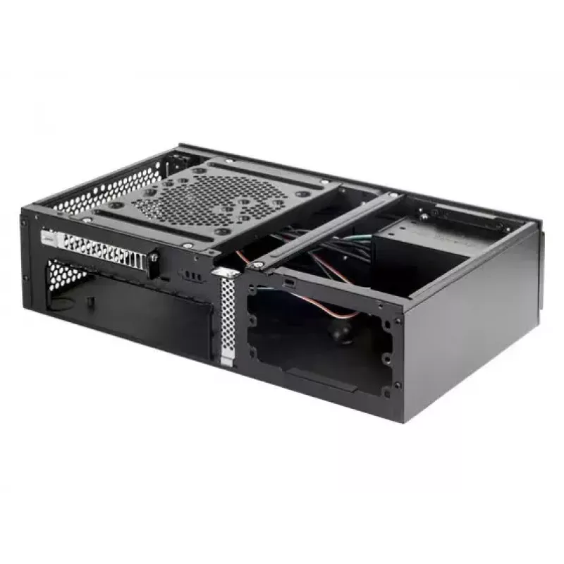 Korpusas SilverStone SST-ML06B Mini-ITX juodas