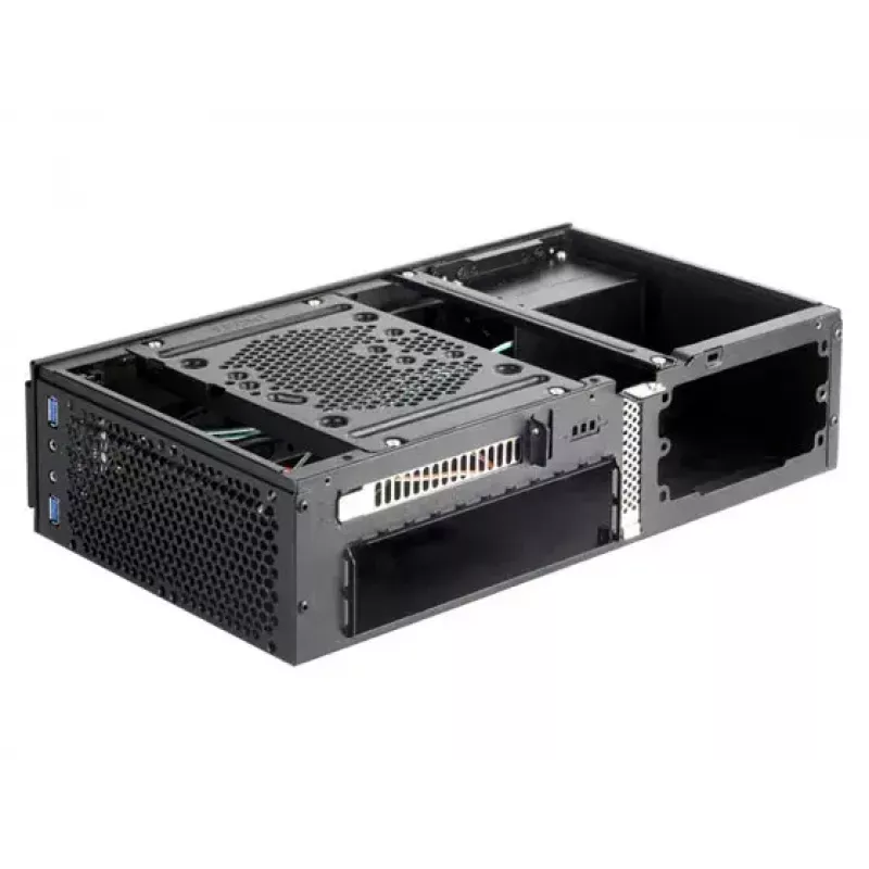 Korpusas SilverStone SST-ML06B Mini-ITX juodas