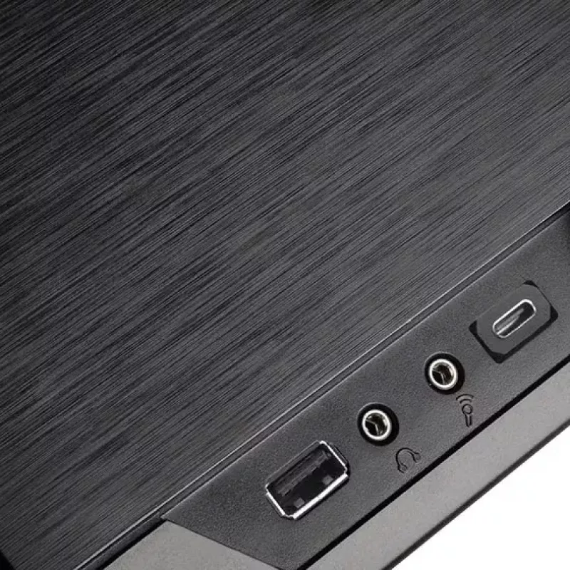 Korpusas PC Silverstone GD09B-C HTPC juodas