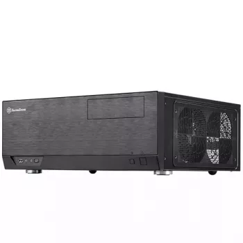 Korpusas PC Silverstone GD09B-C HTPC juodas