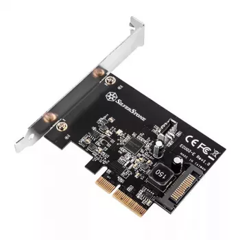PCIe kortelė Silverstone ECU02-E USB 3.2 Gen 2, mažo profilio