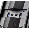 Korpusas SilverStone RVZ02 Small Form Factor, juodas/sidabrinis
