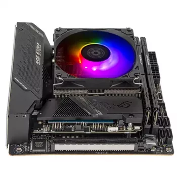 Aušintuvas procesoriui Silverstone Hydrogon H90 ARGB 9,2 cm Juodas 500-2600 RPM
