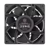 Ventiliatorius Silverstone FHS 120X 12 cm juodas 1000-4000 RPM
