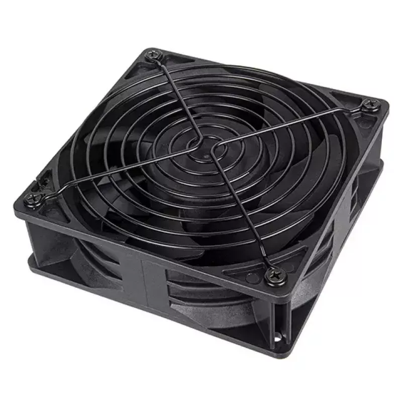 Ventiliatorius Silverstone FHS 120X 12 cm juodas 1000-4000 RPM