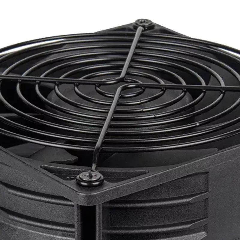 Ventiliatorius Silverstone FHS 120X 12 cm juodas 1000-4000 RPM