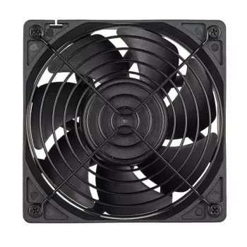 Ventiliatorius Silverstone FHS 120X 12 cm juodas 1000-4000 RPM