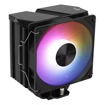 Oro aušintuvas AEROCOOL Rime 4 120 mm hidraulinis guolis, 4 šilumos vamzdeliai, TDP 230 W, juodas