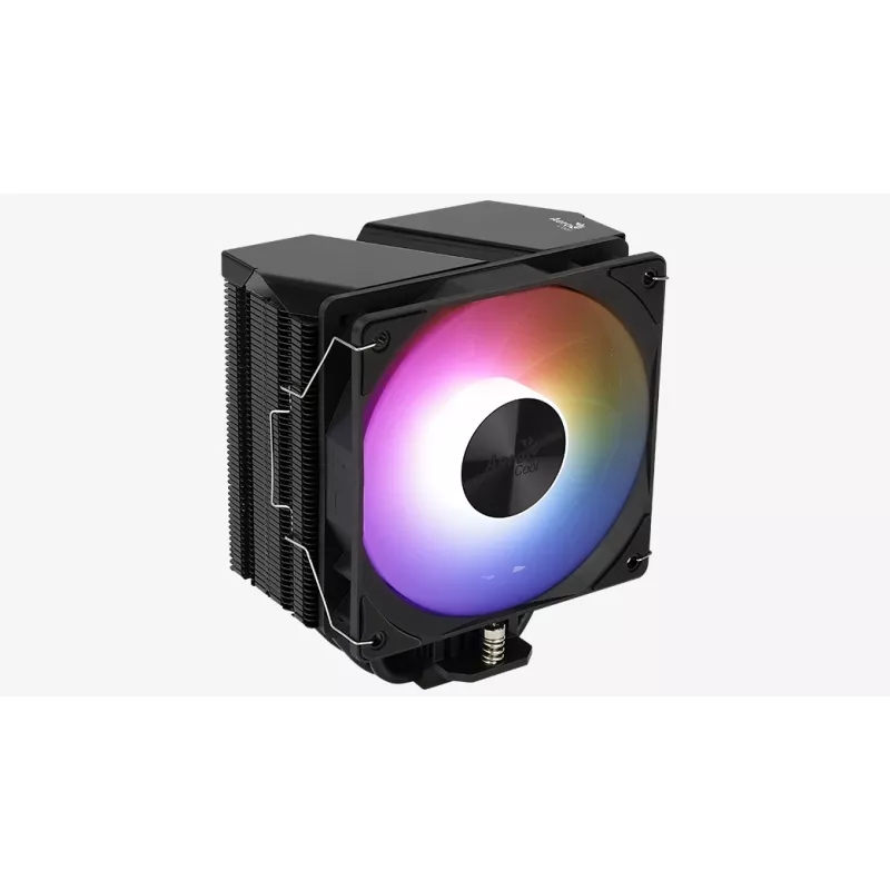Oro aušintuvas AEROCOOL Rime 4 120 mm hidraulinis guolis, 4 šilumos vamzdeliai, TDP 230 W, juodas