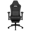 Aerocool ROYALASHBK Premium ergonomiška žaidimų kėdė su kojų atrama, Aeroweave technologija, juoda