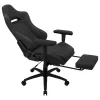 Aerocool ROYALASHBK Premium ergonomiška žaidimų kėdė su kojų atrama, Aeroweave technologija, juoda