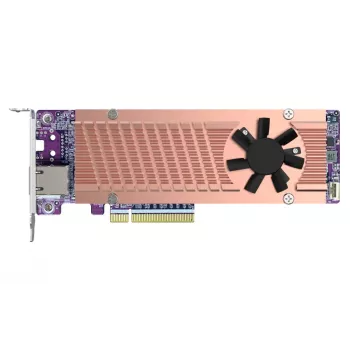 QNAP QM2-2P410G1T PCIe adapterio kortelė su 10GBASE-T RJ-45 prievadu