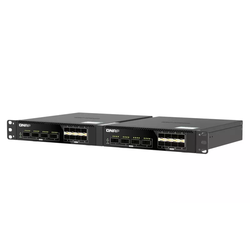 QNAP QSW-M7308R-4X tinklo jungiklis, valdomas L3, 1U, juodas