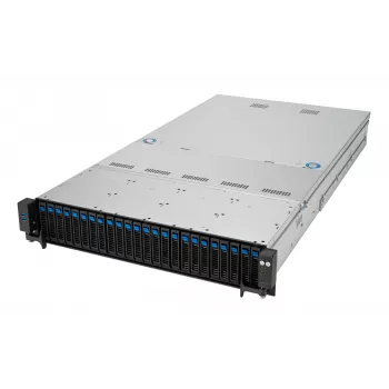 Stovo serveris ASUS RS520A-E12-RS24U lizdas SP5, AMD EPYC 9004, 1 procesorius, 24x DDR5 DIMM, 6,14 TB max, 2U, 26x 2,5 colio lėkštės, 1600W maitinimo šaltinis