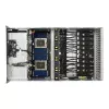 Stovo serveris ASUS ESC8000A-E12-SKU2 (4U) – palaiko 2× AMD EPYC 9004, DDR5 iki 6 TB, 24 DIMM, 3000W PSU