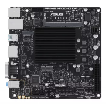 Motininė plokštė ASUS PRIME N100I-D D4, Intel Chipset, NA lizdas, mini ITX