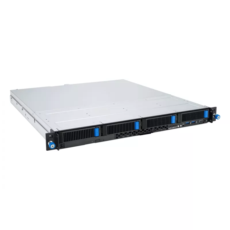 ASUS RS300-E12-PS4 Intel C262 LGA 1700 1U stelažinis serveris (sidabrinis)