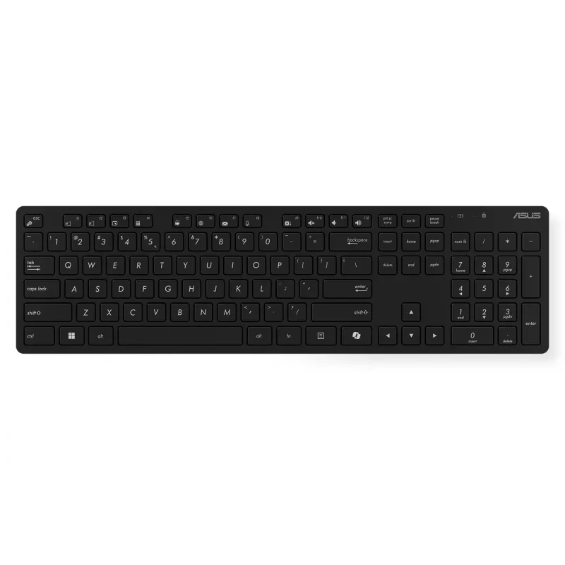 Belaidis klaviatūros ir pelės rinkinys ASUS W5000 RF 2,4 GHz juodas