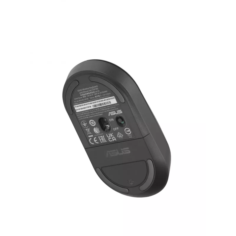 ASUS CW100 klaviatūra su pele, belaidė RF, juoda