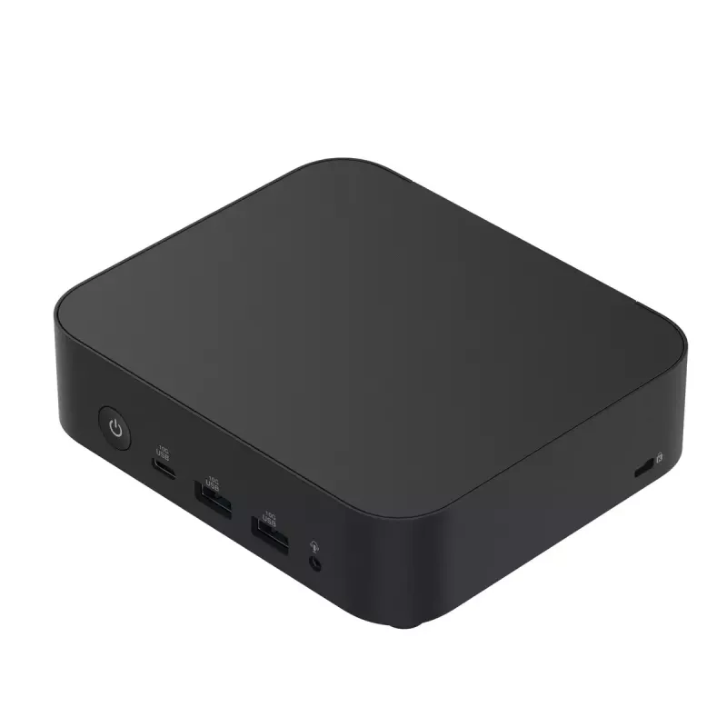 Mini PC barebone ASUS NUC 14 Essential RNUC14MNK1500002 Juoda — Intel N150, 4 branduoliai, DDR5 SO-DIMM, M.2 iki 2 TB, Wi-Fi 6E, 2.5GbE