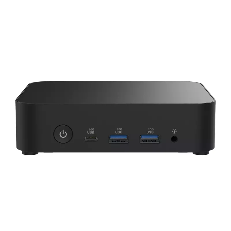 Mini PC barebone ASUS NUC 14 Essential RNUC14MNK1500002 Juoda — Intel N150, 4 branduoliai, DDR5 SO-DIMM, M.2 iki 2 TB, Wi-Fi 6E, 2.5GbE
