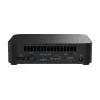 Mini PC barebone ASUS NUC 14 Essential RNUC14MNK1500002 Juoda — Intel N150, 4 branduoliai, DDR5 SO-DIMM, M.2 iki 2 TB, Wi-Fi 6E, 2.5GbE