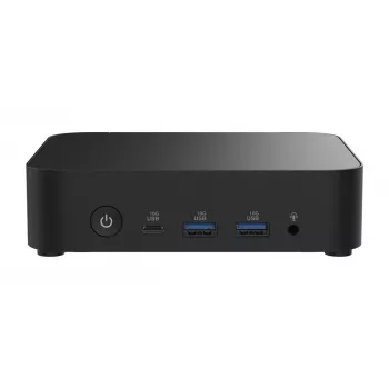 Mini PC barebone ASUS NUC 14 Essential RNUC14MNK1500002 Juoda — Intel N150, 4 branduoliai, DDR5 SO-DIMM, M.2 iki 2 TB, Wi-Fi 6E, 2.5GbE