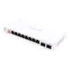 Nevaldomas Ethernet komutatorius ASUS QG-U1080 — 8 × 2.5G RJ-45 prievadai, MAC 16K, baltas, 12V