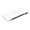 Nevaldomas Ethernet komutatorius ASUS QG-U1080 — 8 × 2.5G RJ-45 prievadai, MAC 16K, baltas, 12V