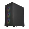 FSP M220-BA korpusas Midi Tower mATX, ATX juodas ARGB