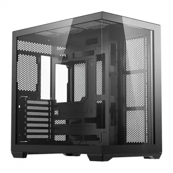 Korpusas DarkFlash C280 (juodas) – vidutinis bokštas, ATX suderinamas, priekinis tinklinis skydelis